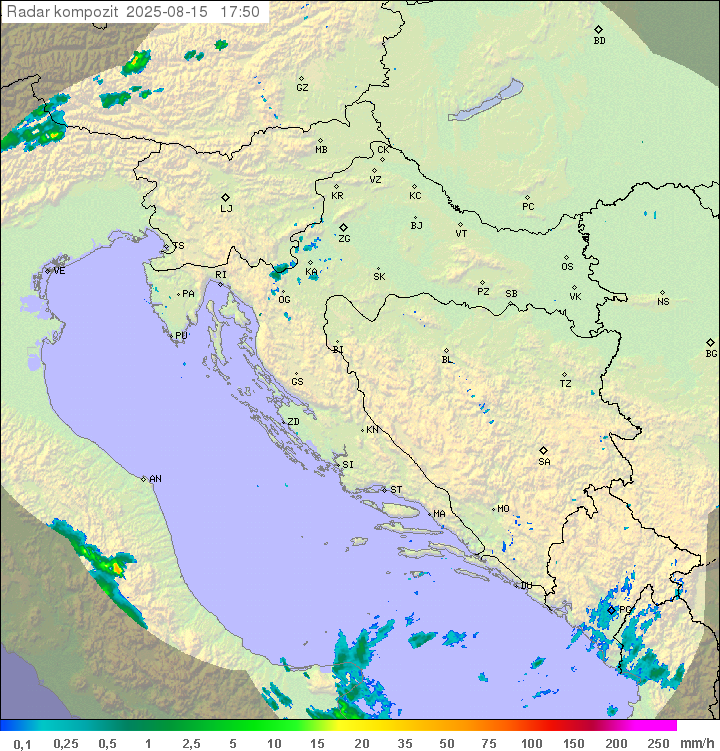 Padavine Hrvaška