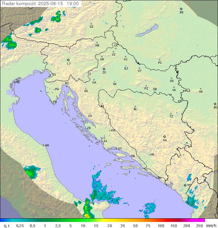 Padavine Hrvaška