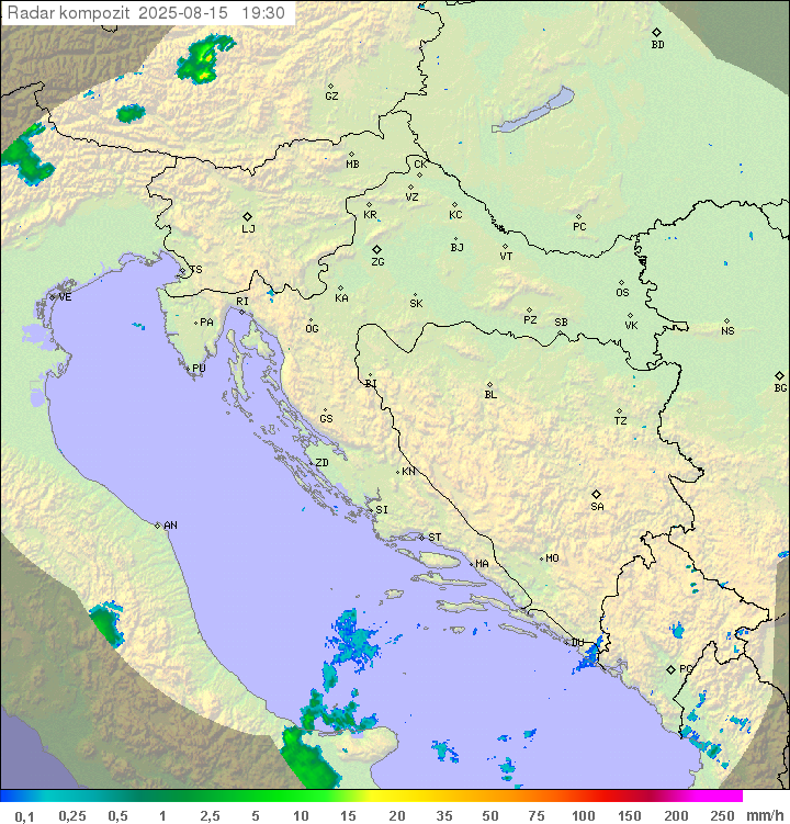 Padavine Hrvaška