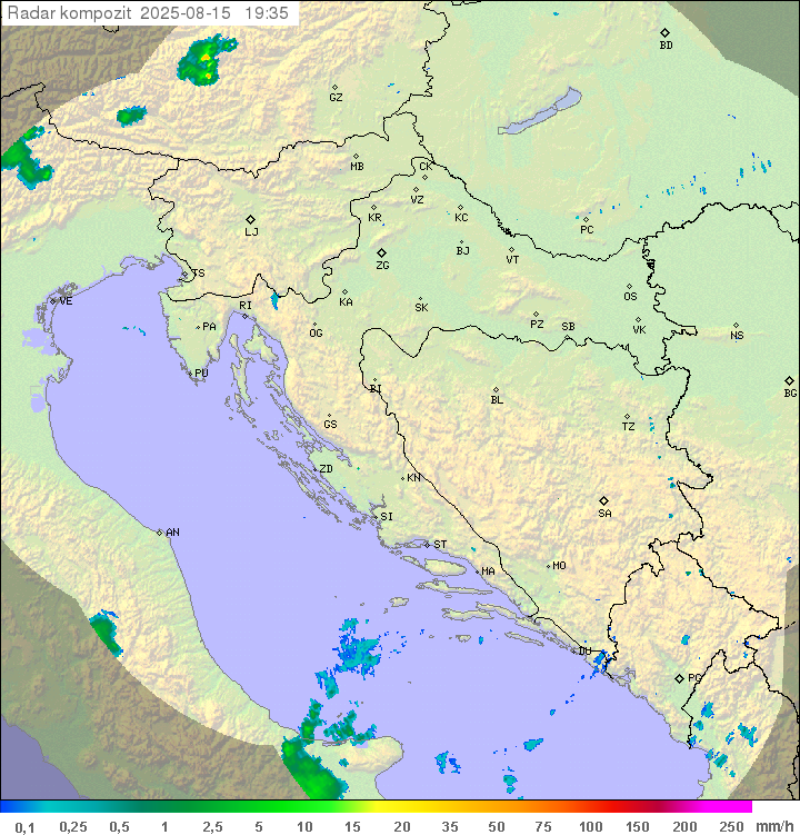 Padavine Hrvaška