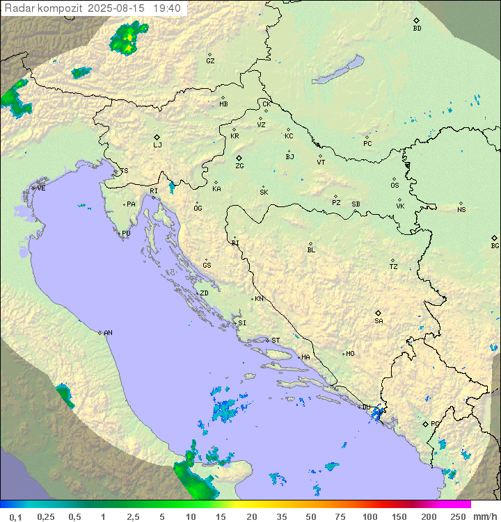 Padavine Hrvaška