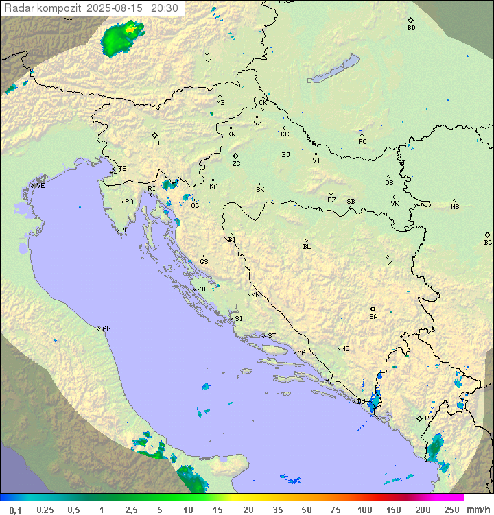 Padavine Hrvaška