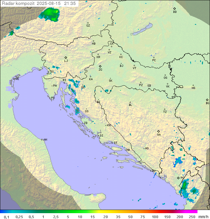 Padavine Hrvaška