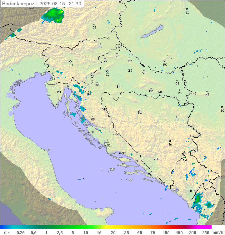 Padavine Hrvaška