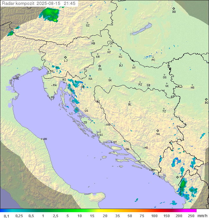Padavine Hrvaška