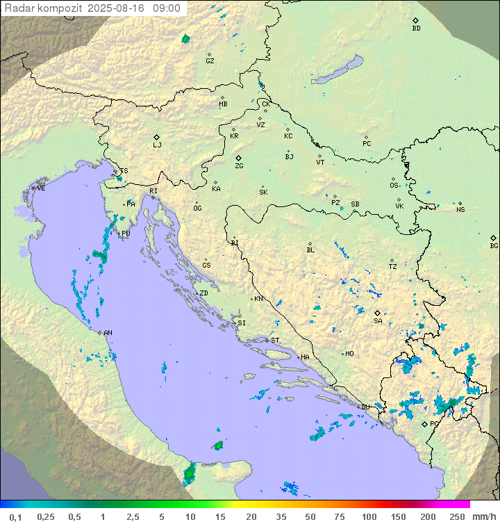 Padavine Hrvaška