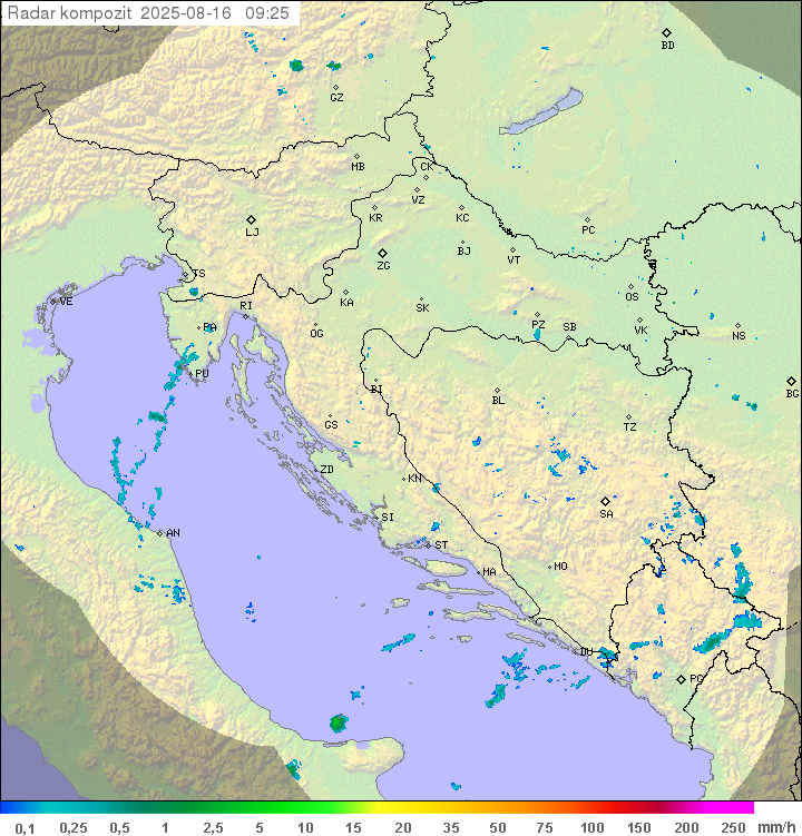 Padavine Hrvaška