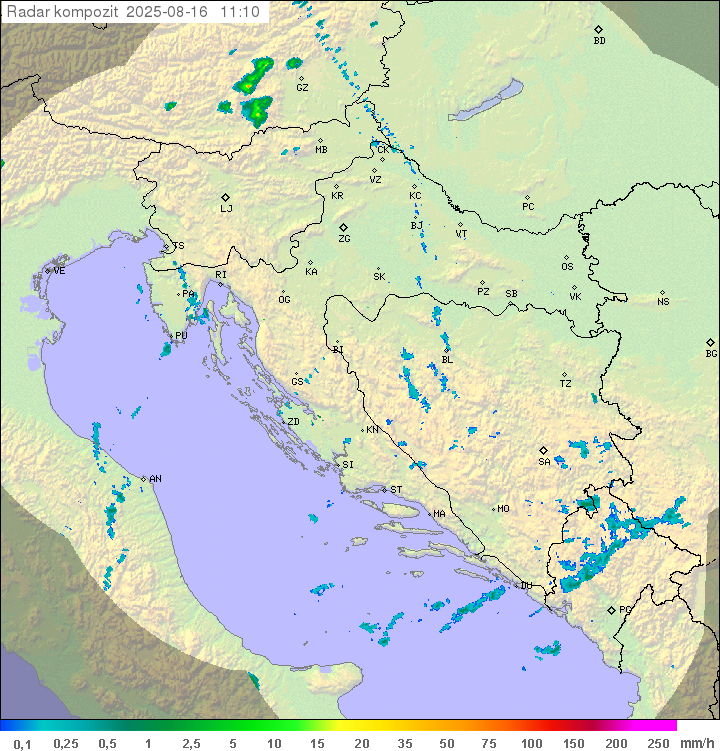 Padavine Hrvaška