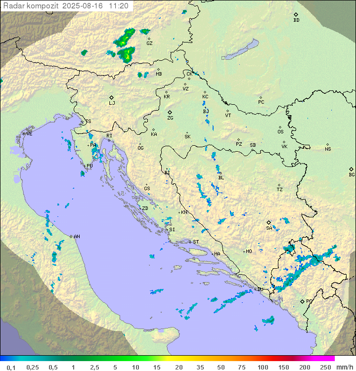 Padavine Hrvaška