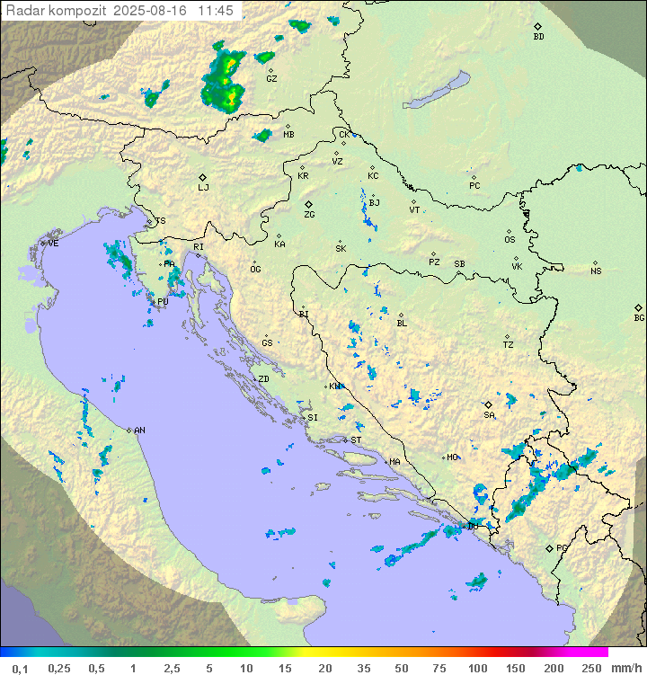 Padavine Hrvaška