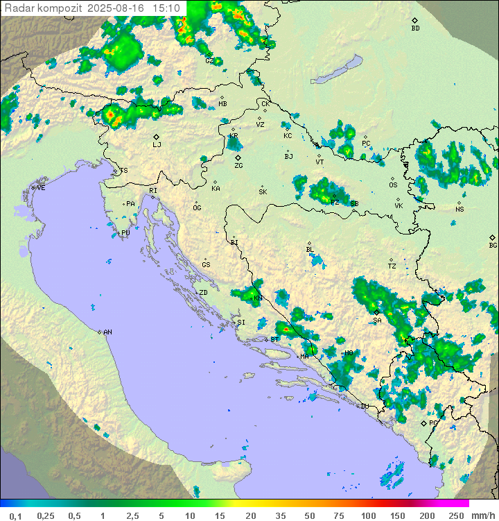 Padavine Hrvaška