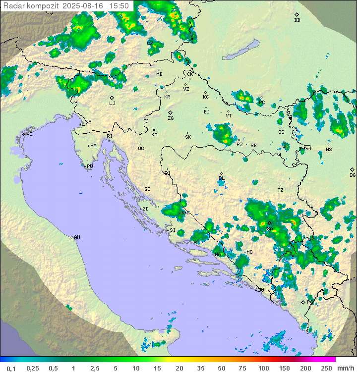 Padavine Hrvaška