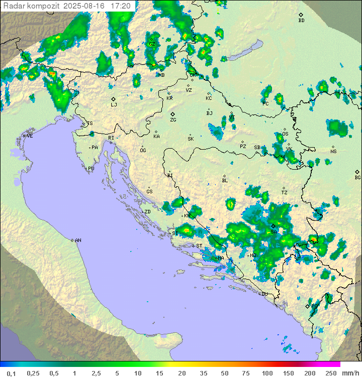 Padavine Hrvaška