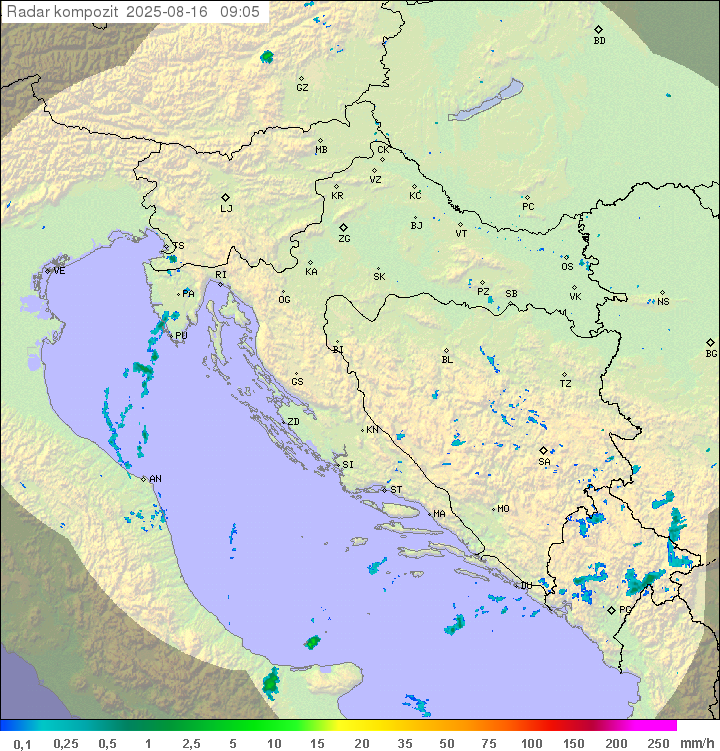 Padavine Hrvaška