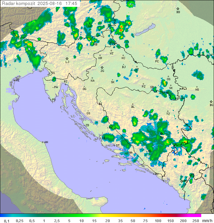 Padavine Hrvaška