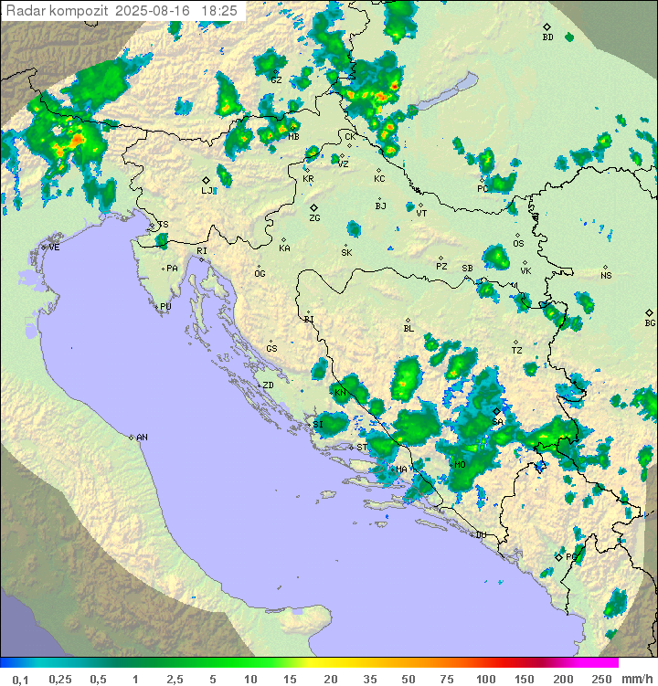 Padavine Hrvaška