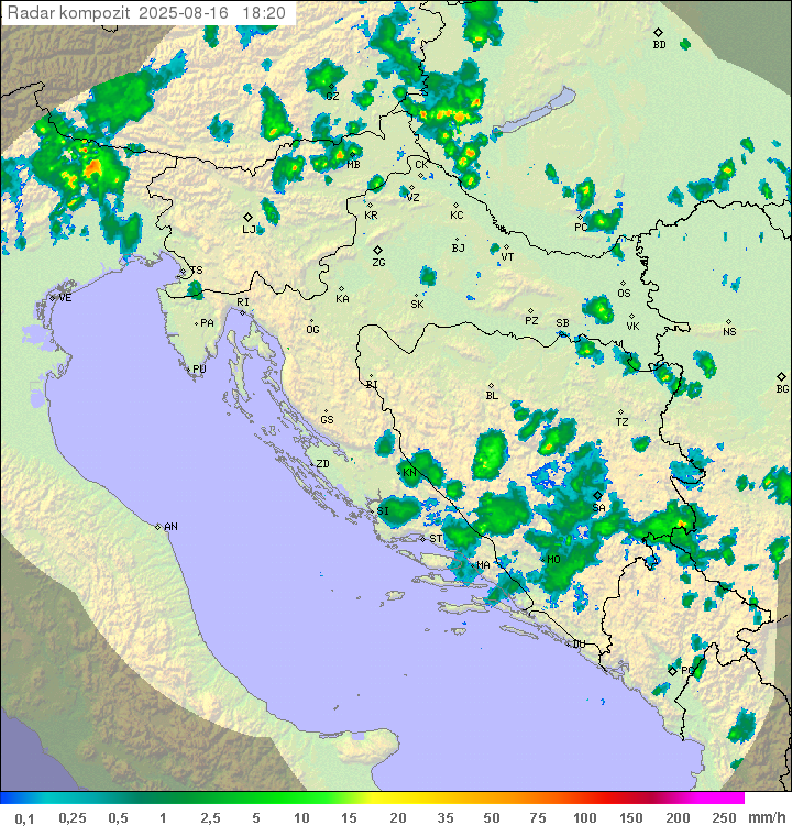 Padavine Hrvaška