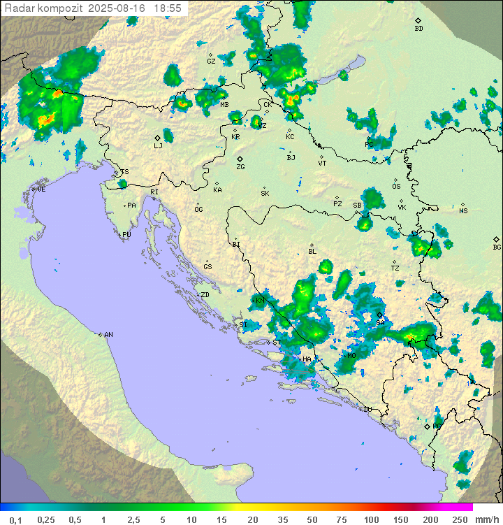 Padavine Hrvaška
