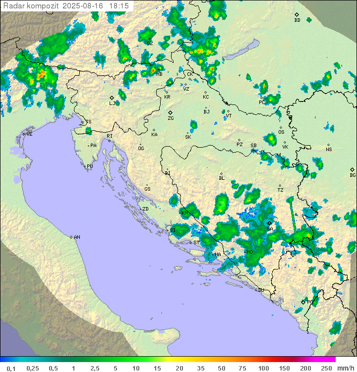 Padavine Hrvaška