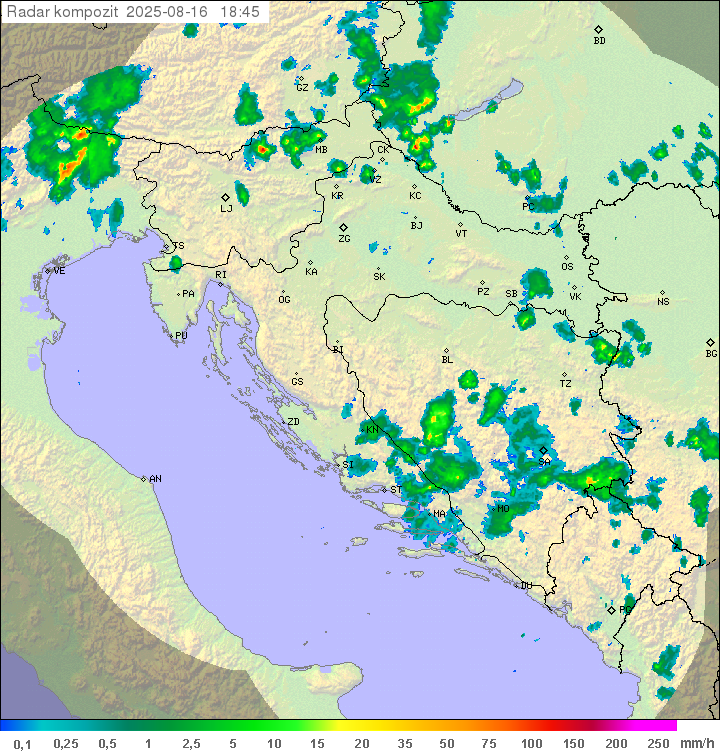 Padavine Hrvaška