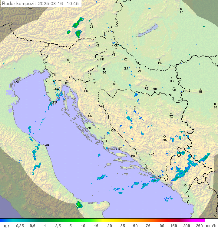 Padavine Hrvaška