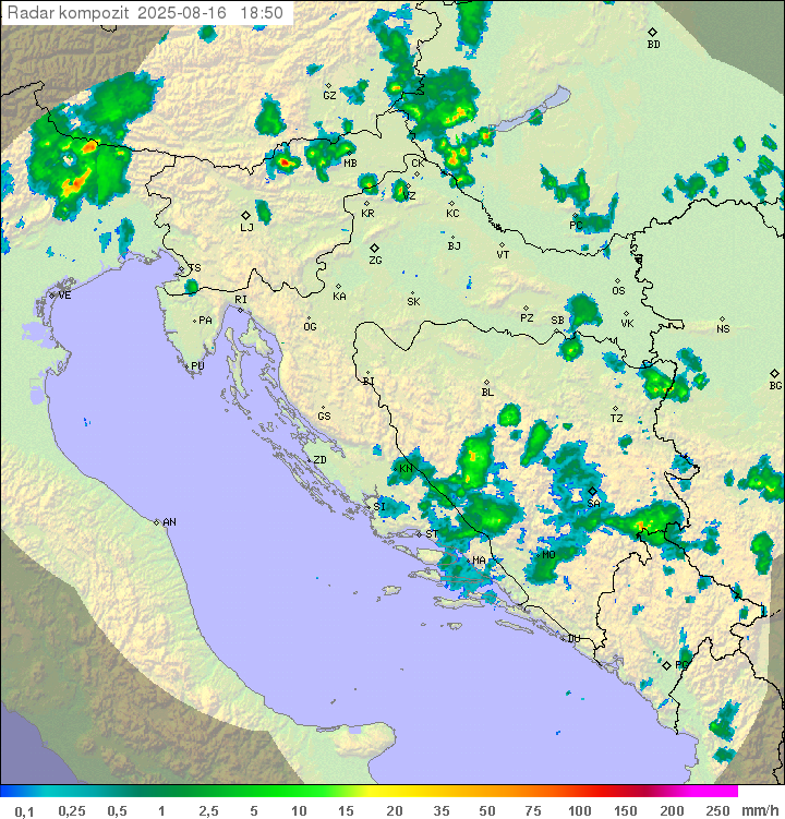Padavine Hrvaška
