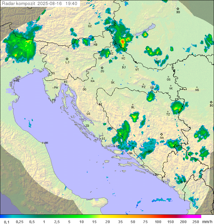 Padavine Hrvaška