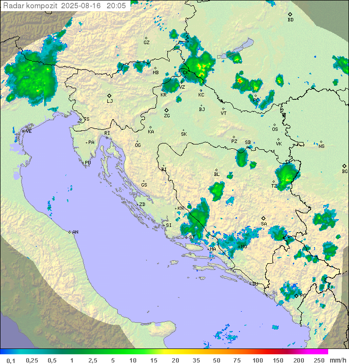 Padavine Hrvaška