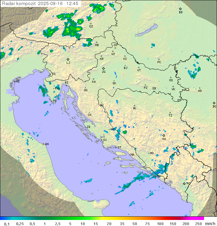 Padavine Hrvaška