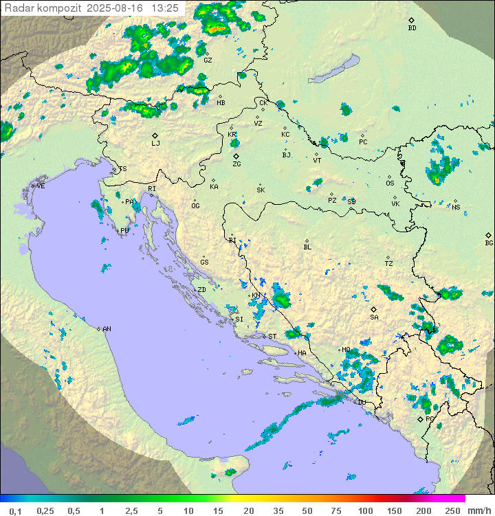 Padavine Hrvaška