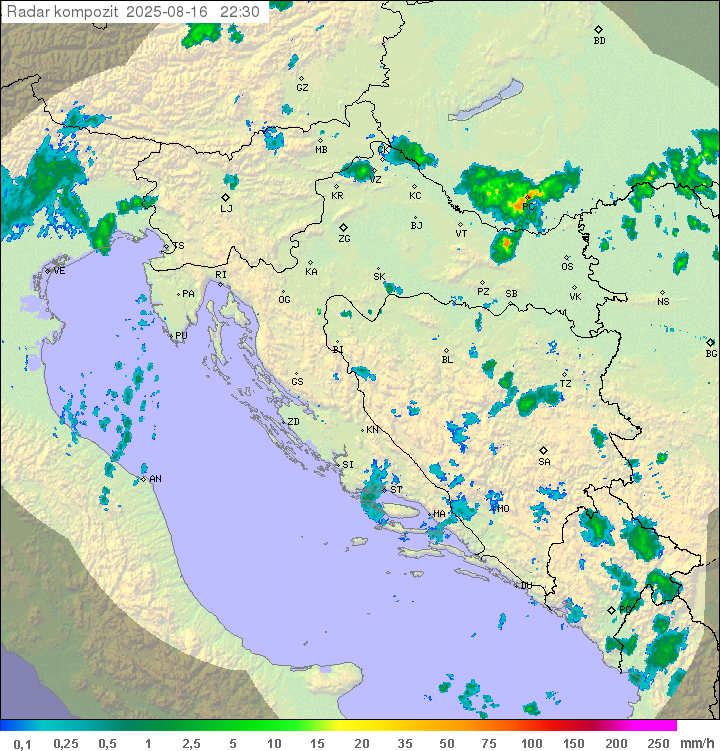Padavine Hrvaška