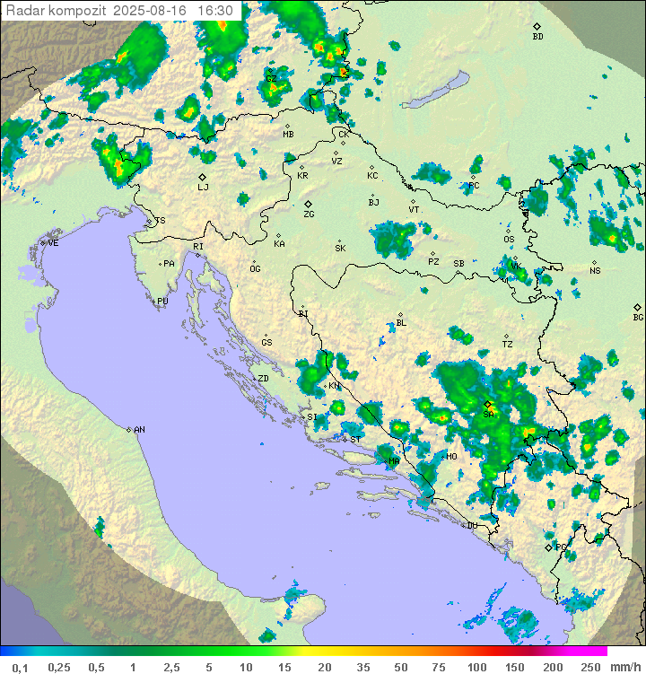 Padavine Hrvaška