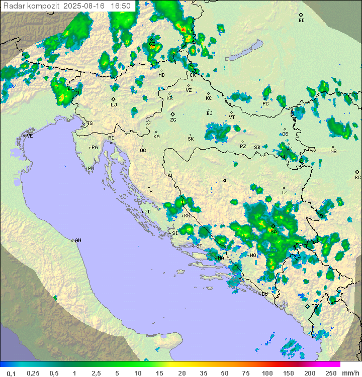 Padavine Hrvaška