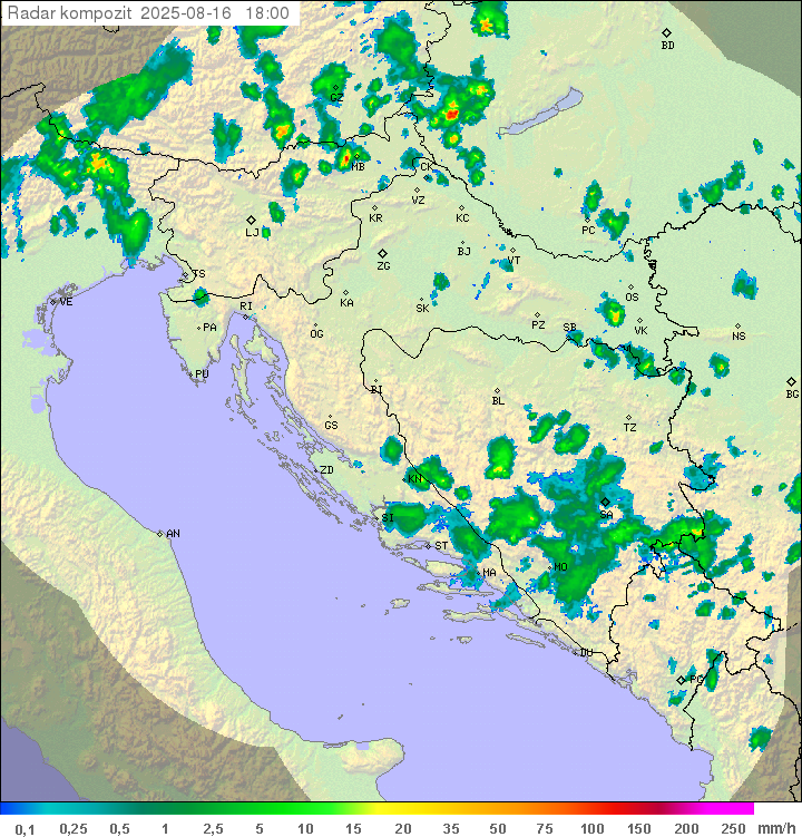 Padavine Hrvaška