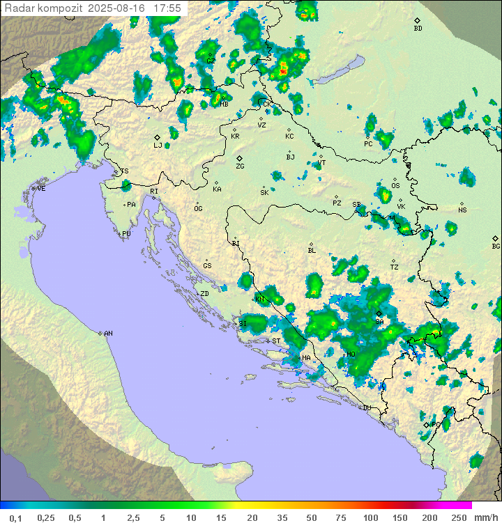 Padavine Hrvaška