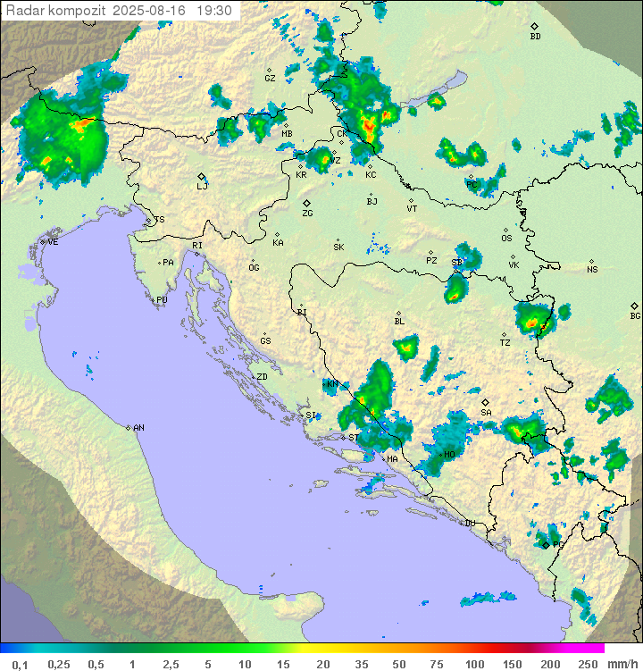 Padavine Hrvaška