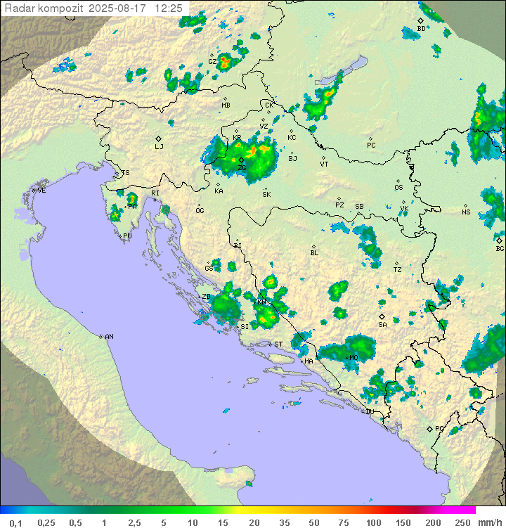 Padavine Hrvaška