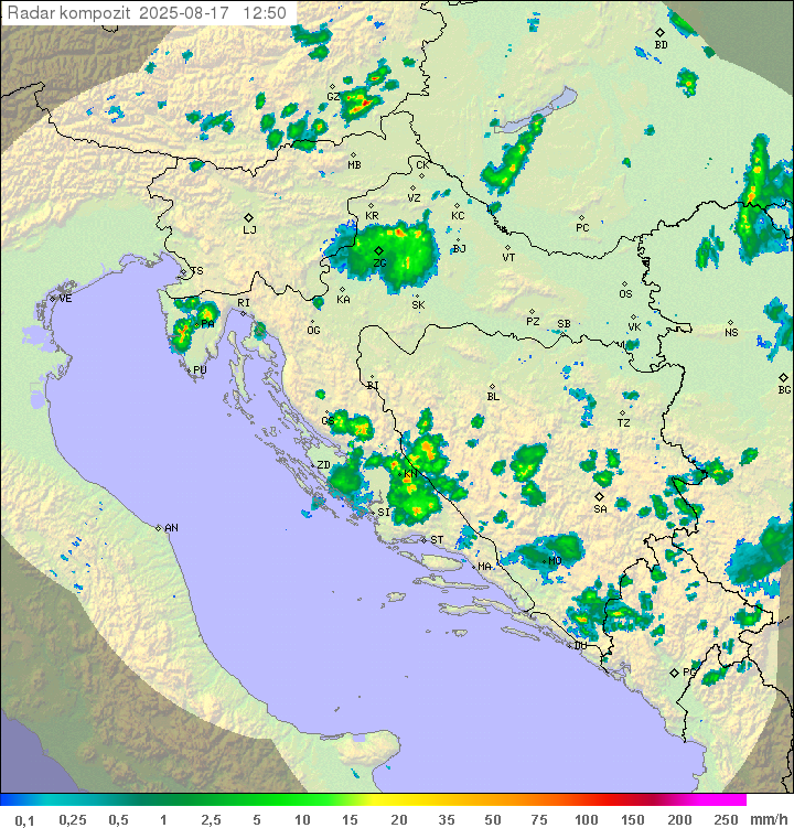 Padavine Hrvaška
