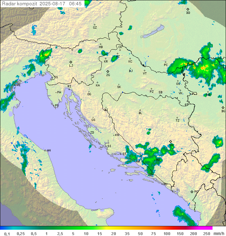 Padavine Hrvaška