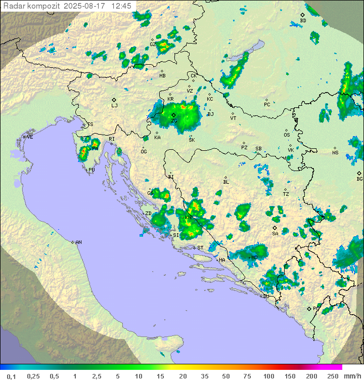 Padavine Hrvaška