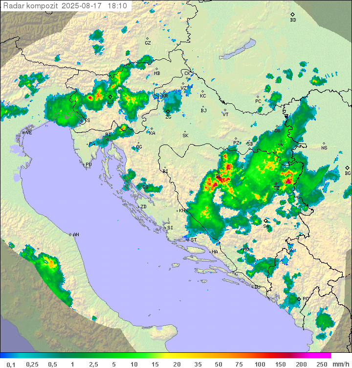 Padavine Hrvaška