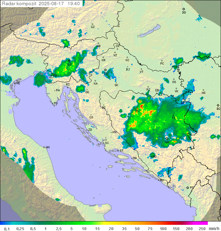 Padavine Hrvaška