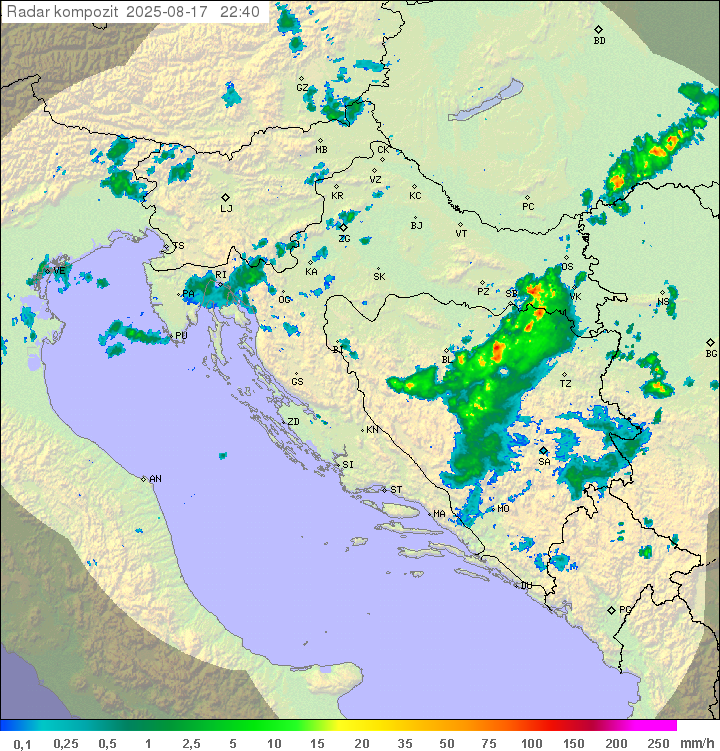 Padavine Hrvaška