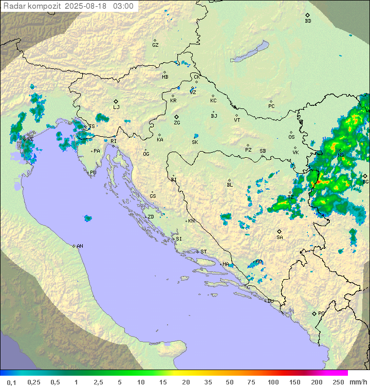 Padavine Hrvaška