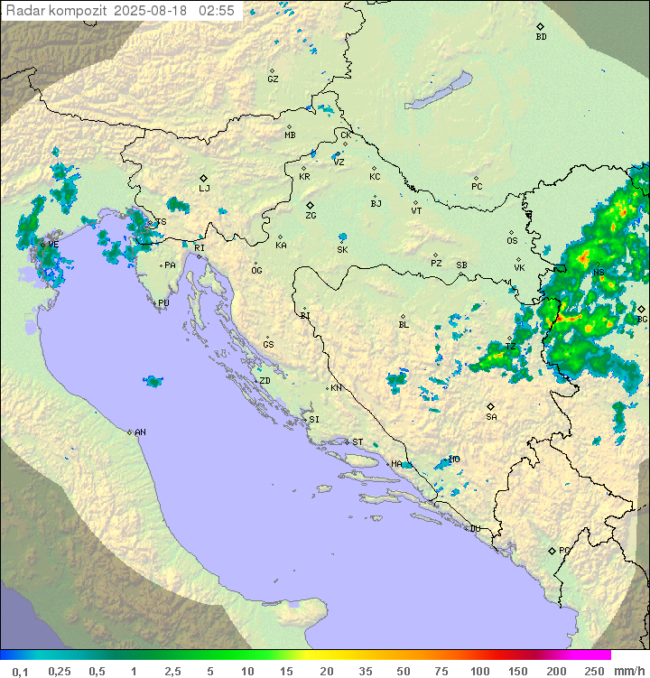 Padavine Hrvaška
