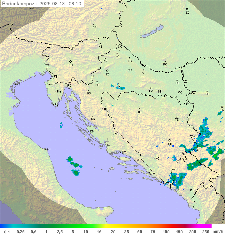Padavine Hrvaška