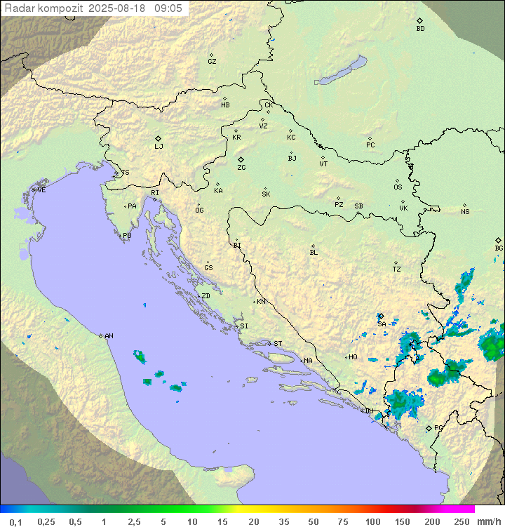 Padavine Hrvaška