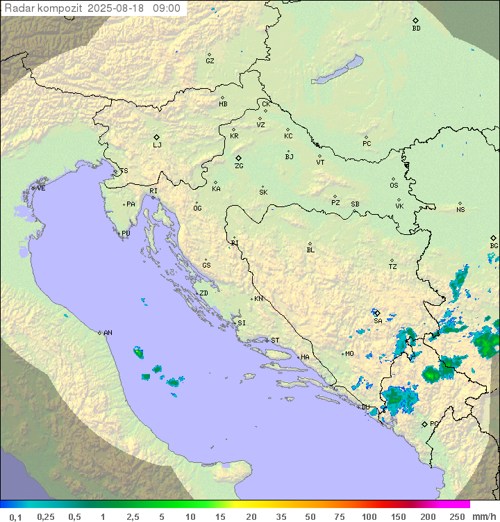 Padavine Hrvaška