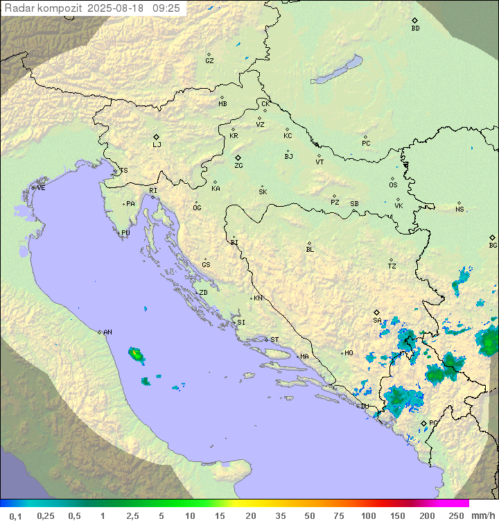 Padavine Hrvaška