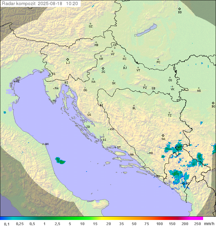 Padavine Hrvaška